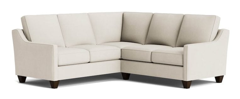 Bassett Furniture C900-L4161SF-KIT26 True Custom Slope Arm L-Shaped Sectional