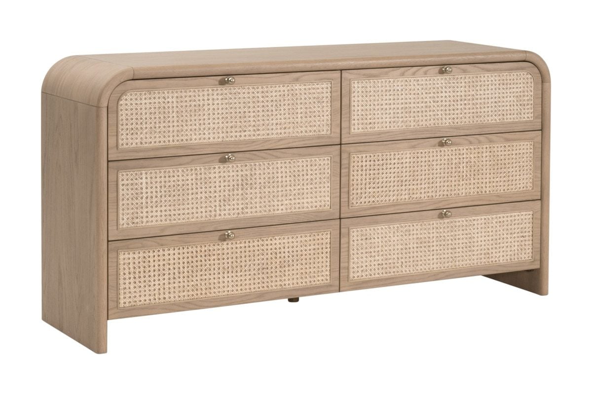 Essentials For Living 5282.NAT-OAK Cannes 6-Drawer Double Dresser