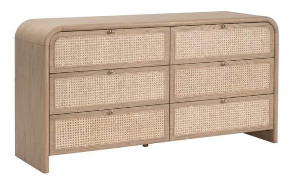 Essentials For Living 5282.NAT-OAK Cannes 6-Drawer Double Dresser