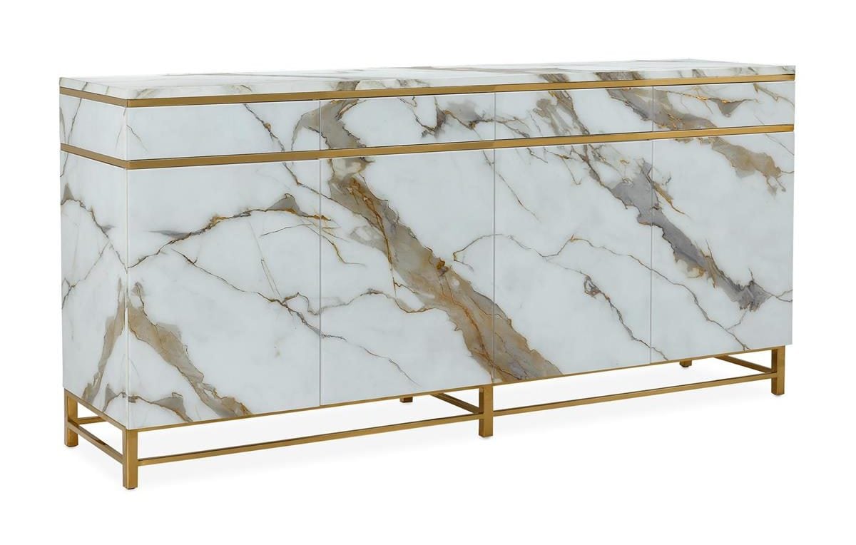 John Richard EUR-04-0900 Marbled Four-Door Sideboard