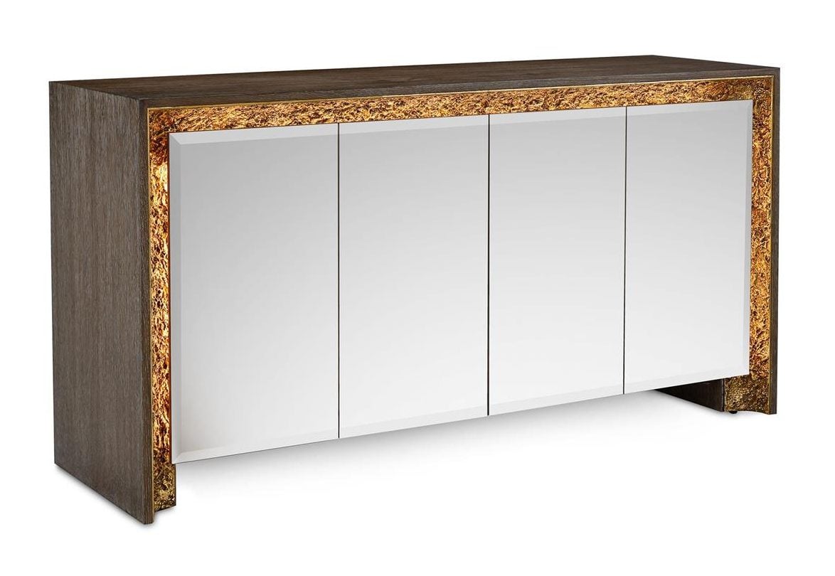 John Richard EUR-04-0979 Coloma Four-Door Lighted Credenza
