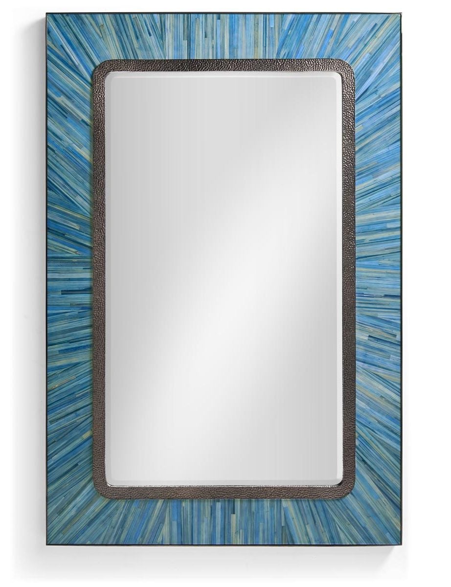 Jonathan Charles 500612-ABS Sapphire Rectangular Wall Mirror