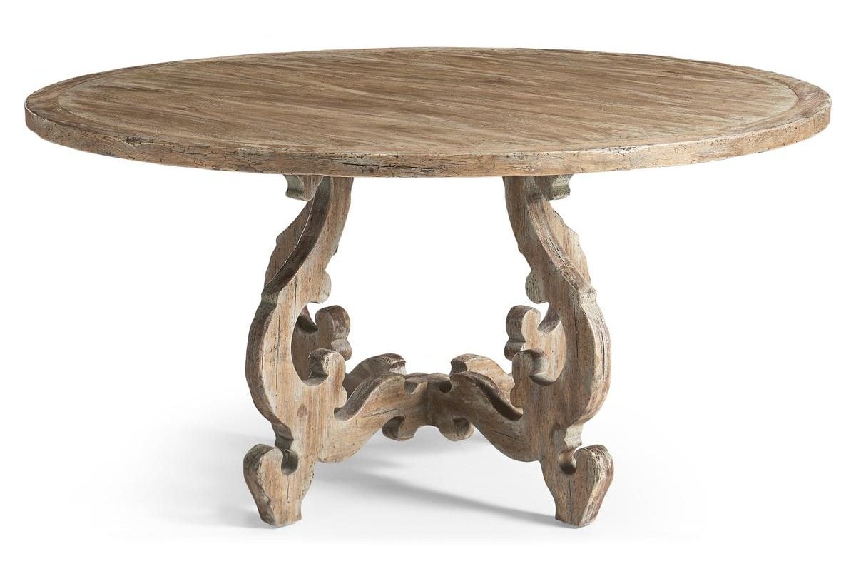 Jonathan Charles 491347-LSW-60D Caldera Round Dining Table 60"