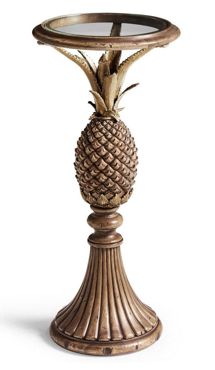 Jonathan Charles 491343-PCA Palm Court Pineapple Martini Table