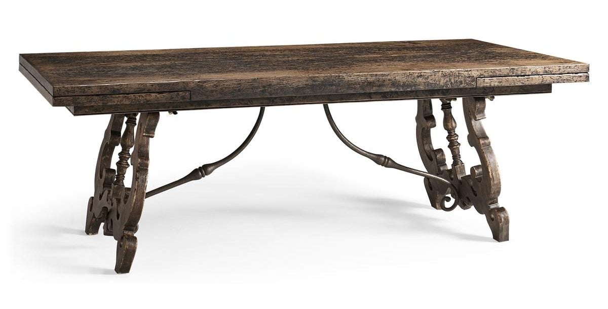 Jonathan Charles 491348-BCL-86L Caldera Rectangular Dining Table 86"