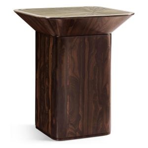Jonathan Charles 500609-VGS Terra Square Lamp Table