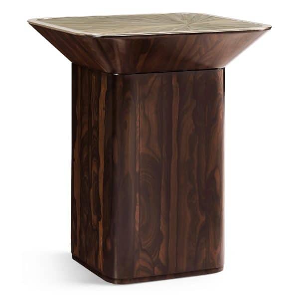 Jonathan Charles 500609-VGS Terra Square Lamp Table