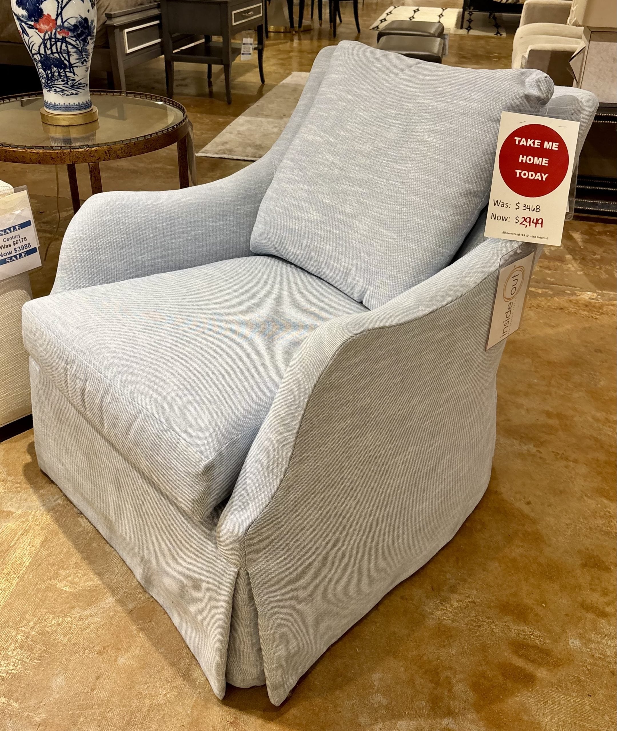 Highland House 1572SW Finnigan Swivel Chair