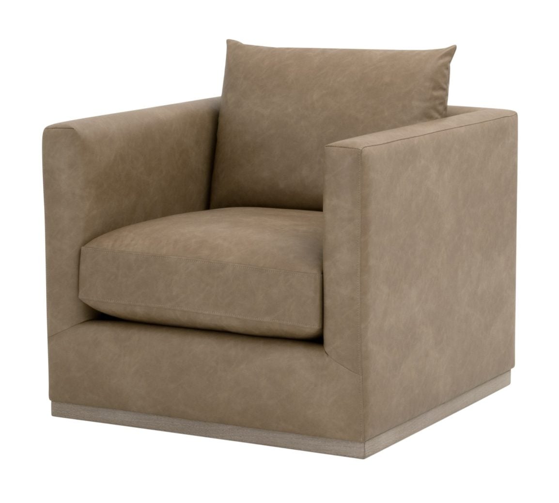 Essentials For Living 6608.IVT/NG Siena Plinth Base Swivel Club Chair