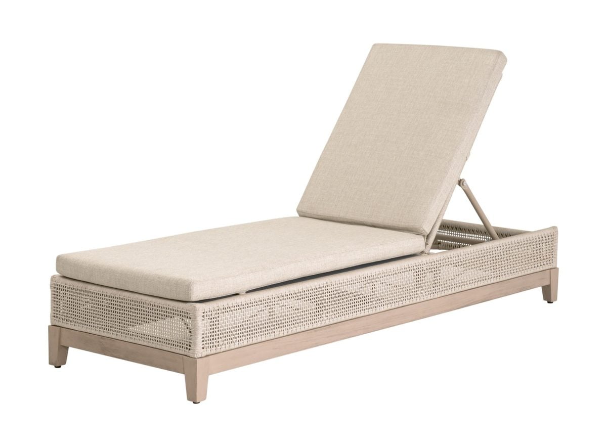 Essentials For Living 6845-NS.OAT/ECR/W-ET Tropez Outdoor Chaise Lounge