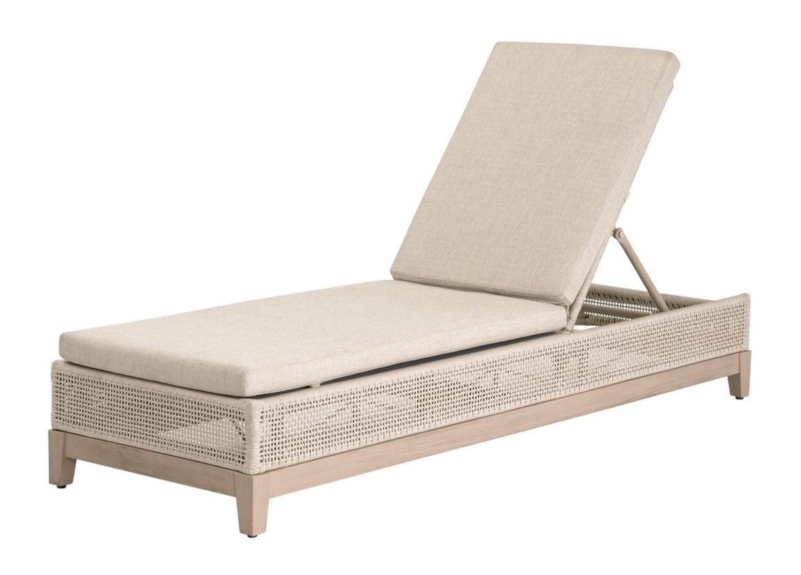 Essentials For Living 6845-NS.OAT/ECR/W-ET Tropez Outdoor Chaise Lounge