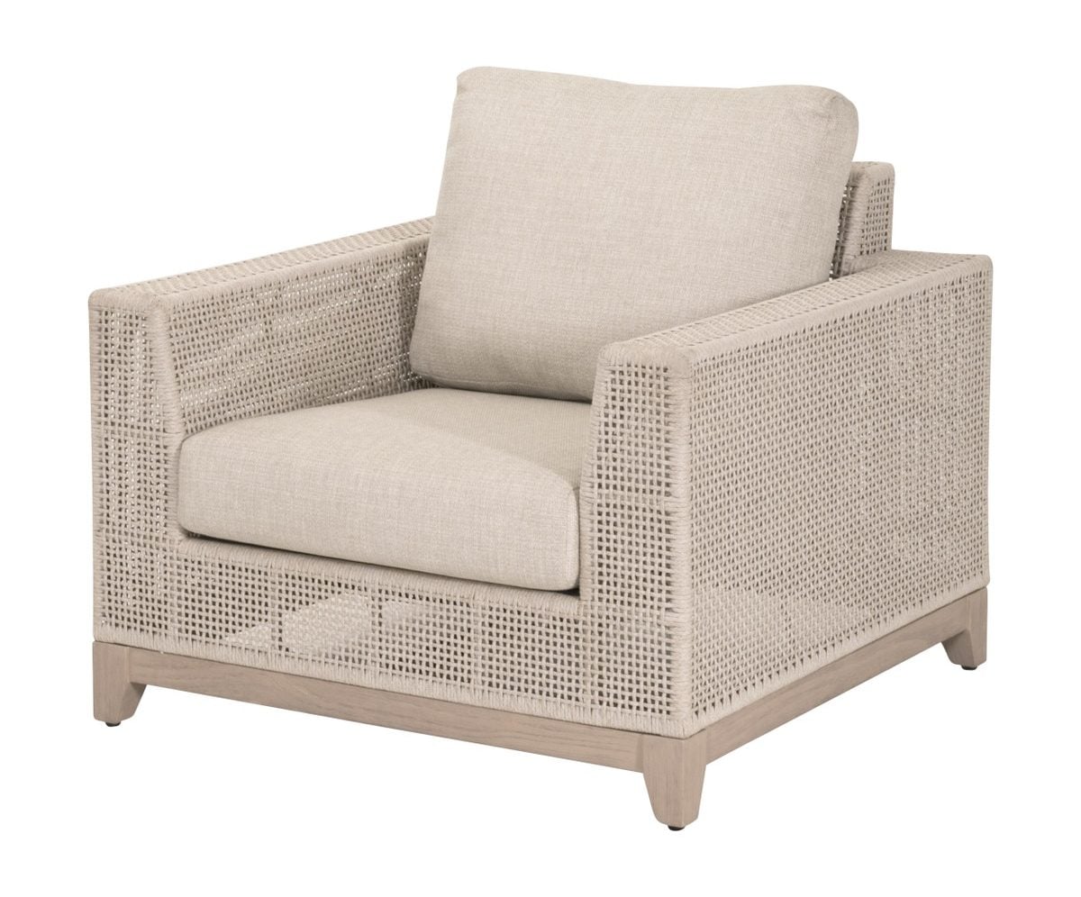 Essentials For Living 6843-1.OAT/ECR/W-ET Tropez Outdoor Sofa Chair