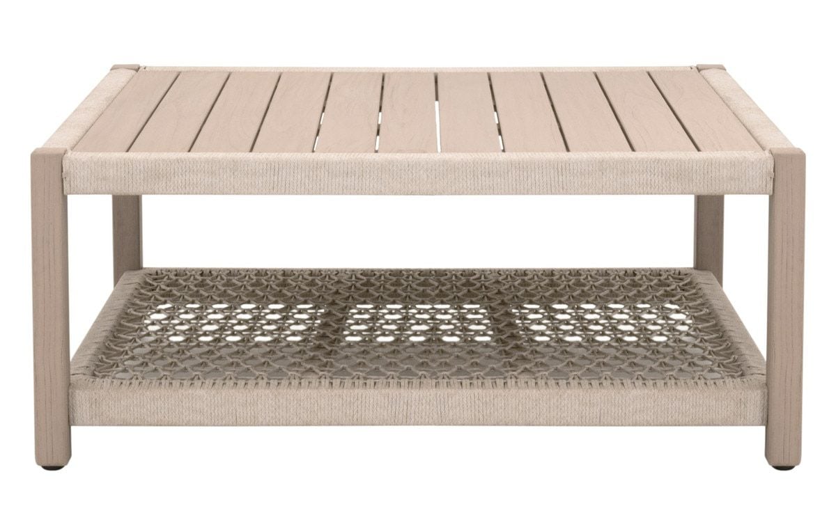 Essentials For Living 6870SQ.OAT/W-ET Wrap Outdoor Square Coffee Table