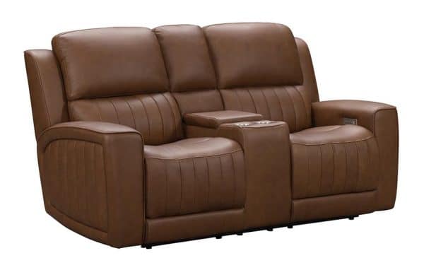 BarcaLounger 24PHL-1303-3761-84 Pierce Transitional Power Reclining Loveseat with Storage Console