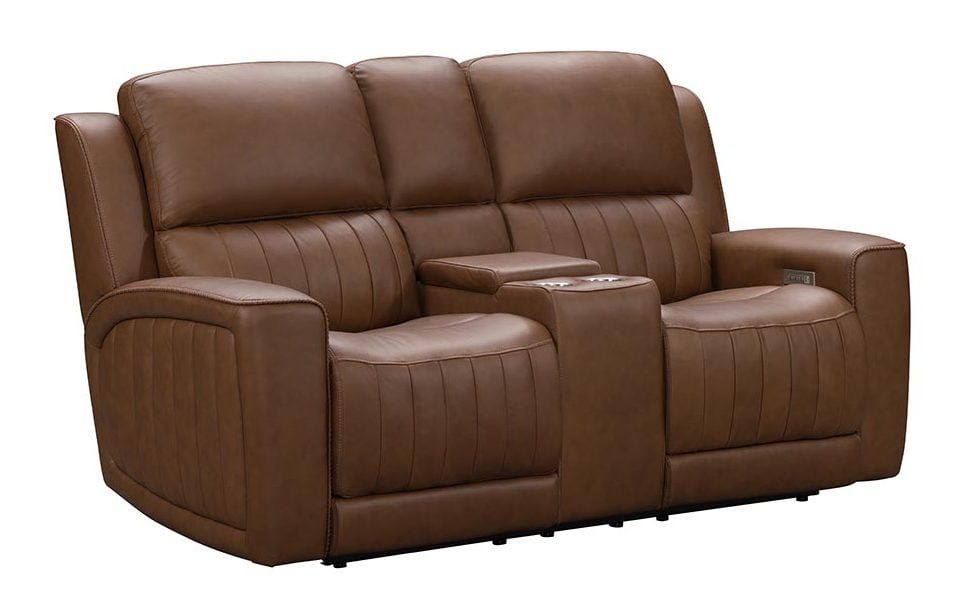 BarcaLounger 24PHL-1303-3761-84 Pierce Transitional Power Reclining Loveseat with Storage Console