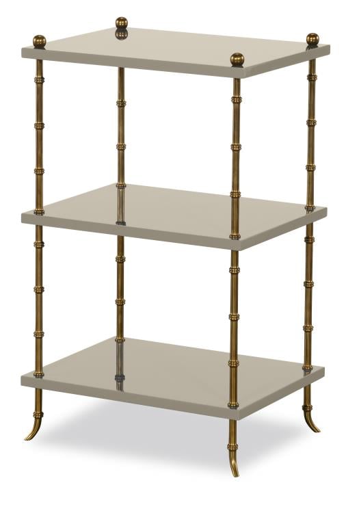 Highland House HH26-522-1-AS Hallings Ivory Side Table