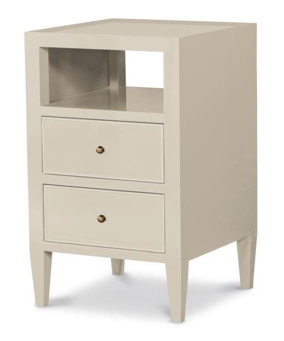 Highland House HH26-540-1-AS Aster Ivory Small Bedside Table