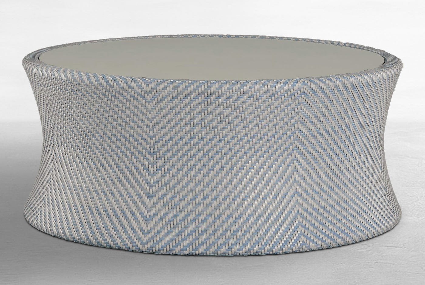 Summer Classics 1524 Bari N-Dura Resin Wicker Outdoor Round Coffee Table