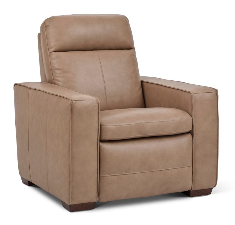 Flexsteel 1519-50P3-56282 Dutch Leather Power Recliner with Power Headrest & Lumbar Flexsteel 1519-50P3-56282 Dutch Leather Power Recliner with Power Headrest & Lumbar