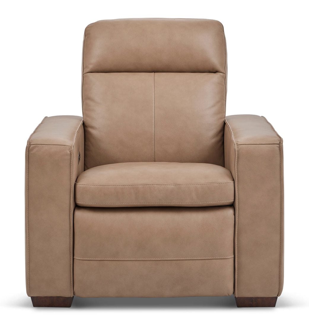 Flexsteel 1519-50P3-56282 Dutch Leather Power Recliner with Power Headrest & Lumbar Flexsteel 1519-50P3-56282 Dutch Leather Power Recliner with Power Headrest & Lumbar