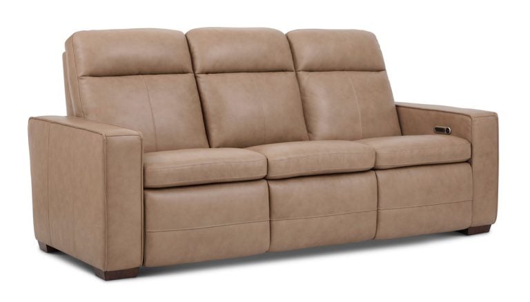 Flexsteel 1519-61P3-56282 Dutch Leather Power Reclining Sofa with Console, Power Headrest, & Lumbar Flexsteel 1519-61P3-56282 Dutch Leather Power Reclining Sofa with Console, Power Headrest, & Lumbar