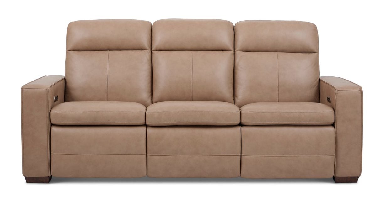 Flexsteel 1519-61P3-56282 Dutch Leather Power Reclining Sofa with Console, Power Headrest, & Lumbar Flexsteel 1519-61P3-56282 Dutch Leather Power Reclining Sofa with Console, Power Headrest, & Lumbar