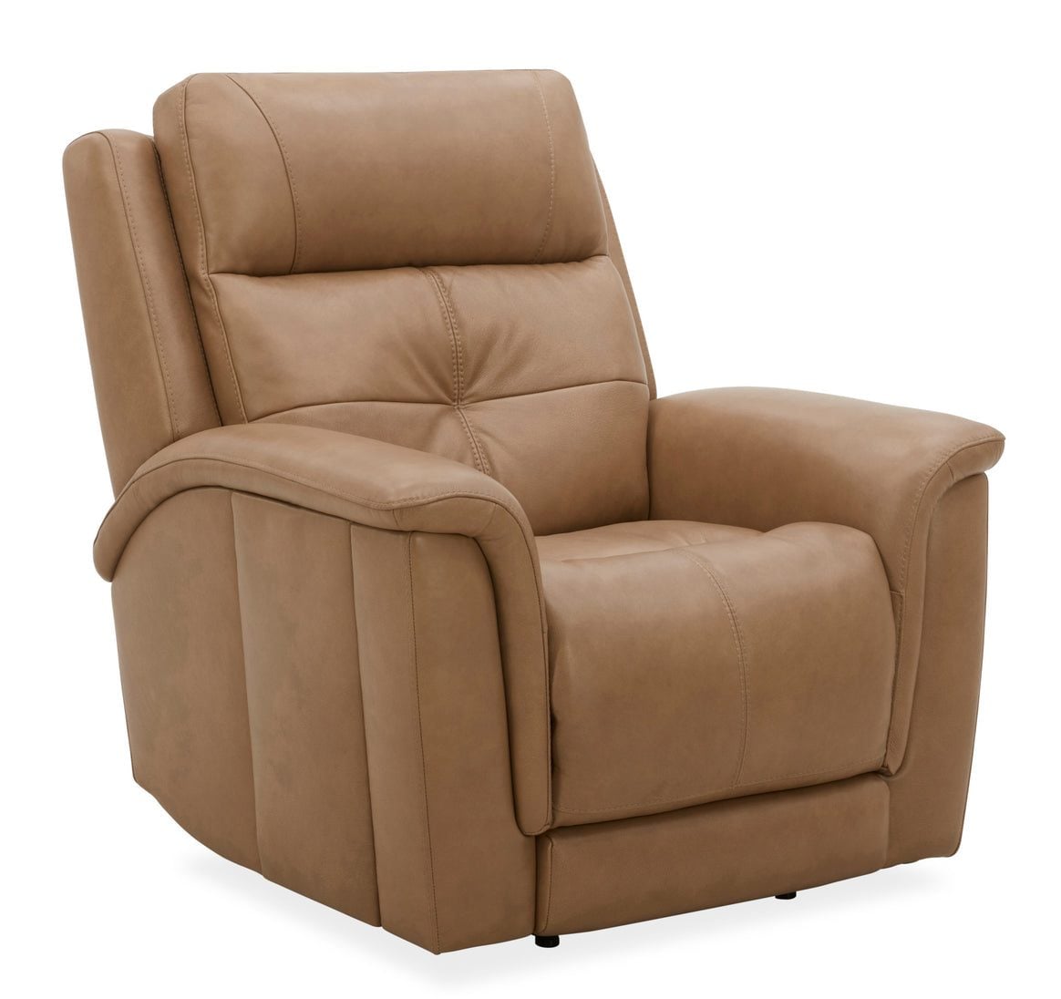 Flexsteel 1640-50P5-43972 Ranger Brown Leather Power Recliner with Power Headrest, Lumbar, Heat & Massage