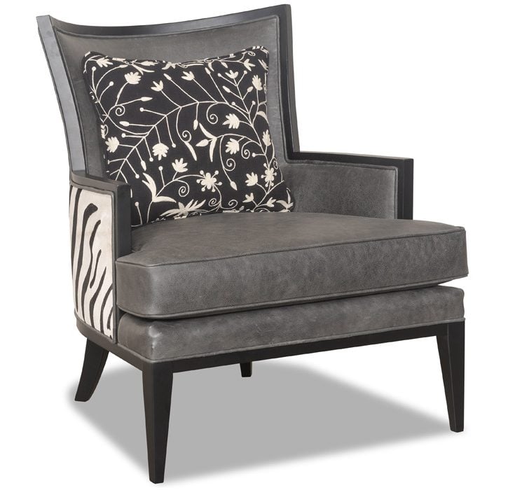 McKinley Leather 525-SLC Garland Chair with Specialty Leather Combination