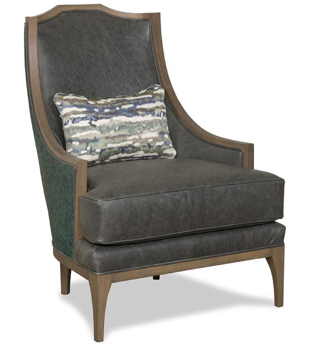 McKinley Leather 526-SLC Grant Chair with Specialty Leather Combination