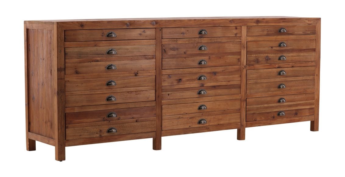 Furniture Classics 84223N Natural Apothecary Chest