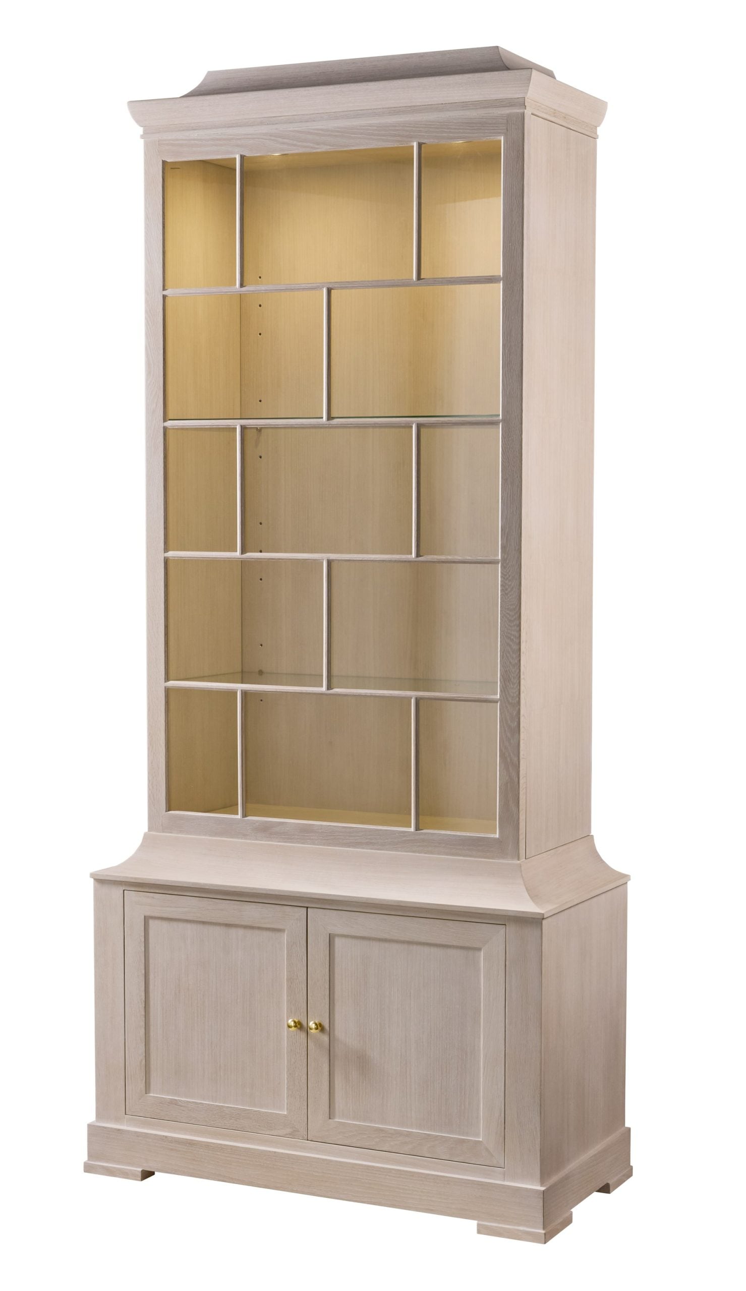 Modern History MH1197F01 Washed Oak Bookcase
