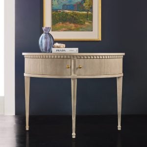 Modern History MH1286F01 Large Gustavian Half Round Cabinet