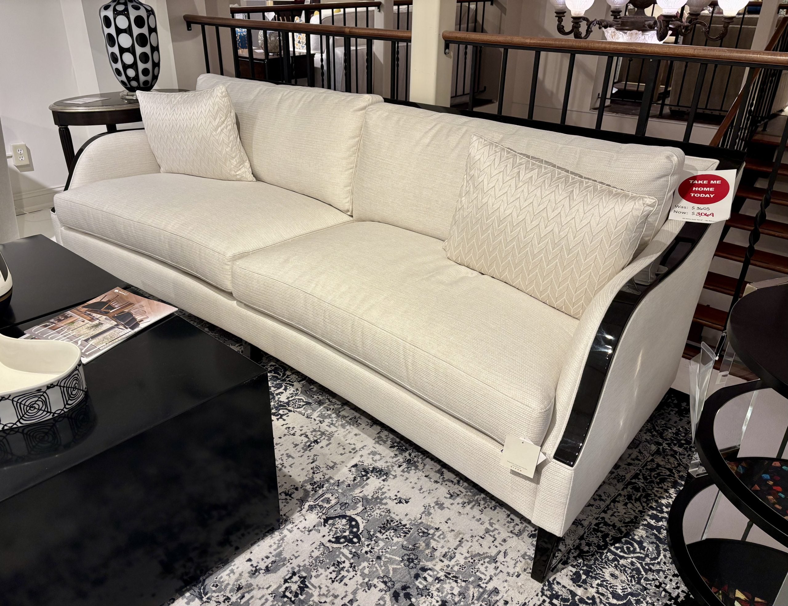 Caracole UPH-422-111-A Pitch Perfect Sofa