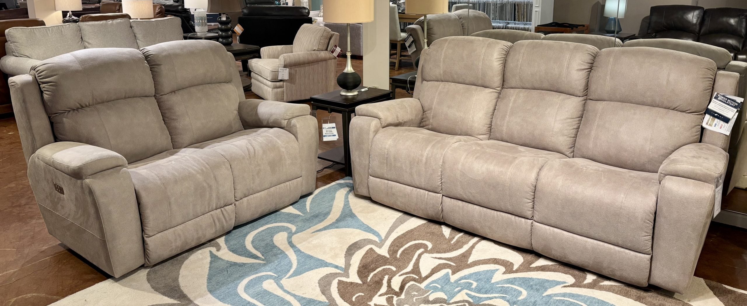 La-Z-Boy 48U-755 Dorian Power Reclining Sofa and Loveseats