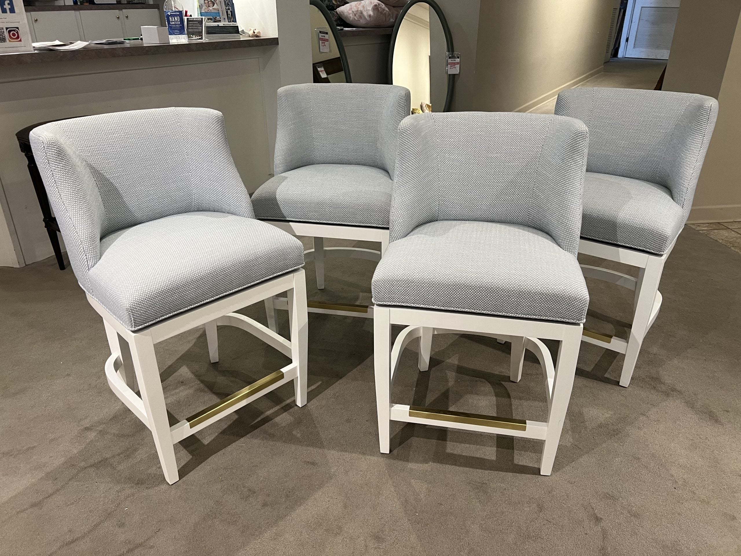 Jessica Charles 7126MS/10861-10864 Samuel Memory Swivel Counter Stool