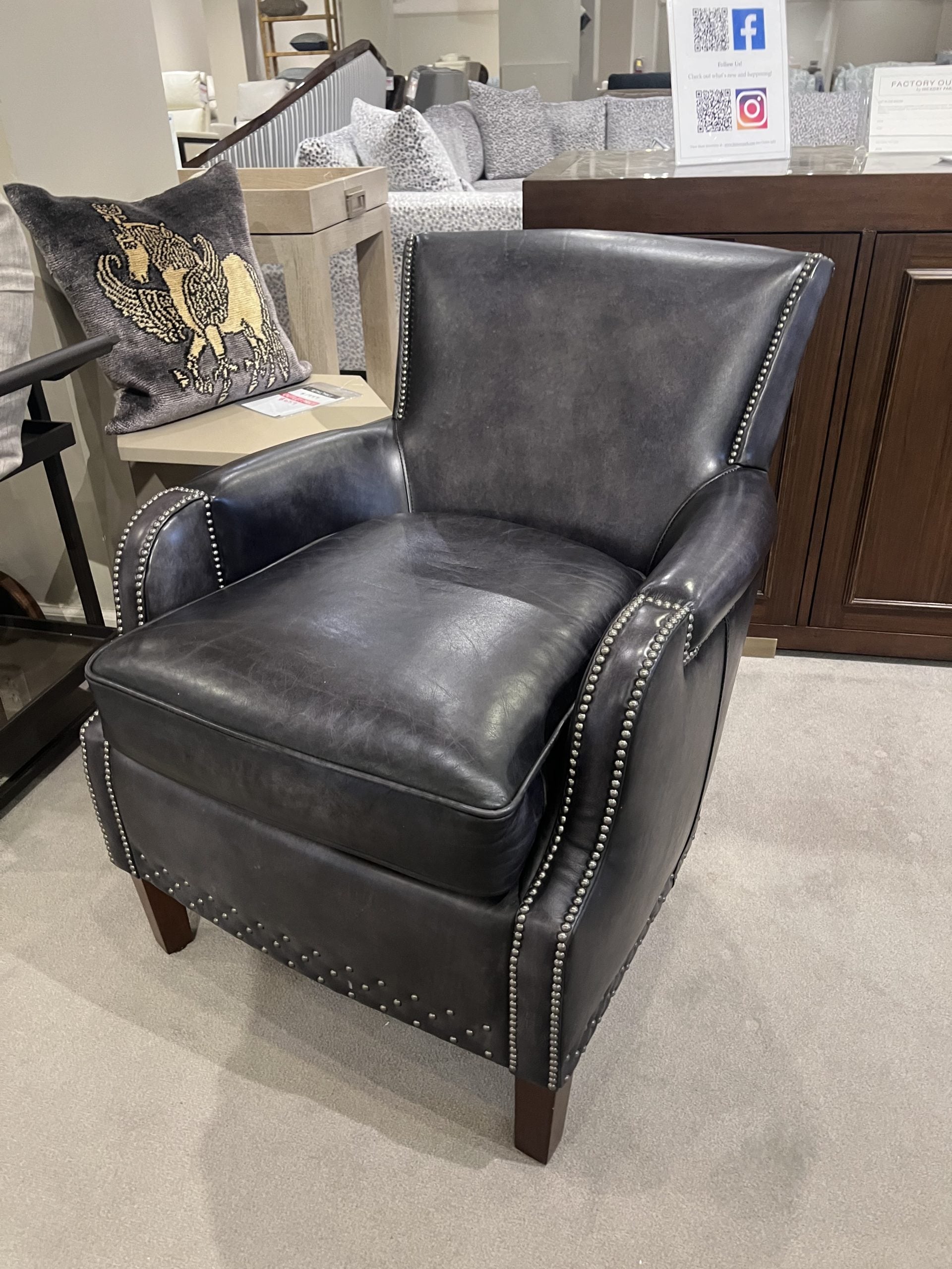 Maitland-Smith RA1189-KOK-SLA/20 Brindisi Occasional Chair