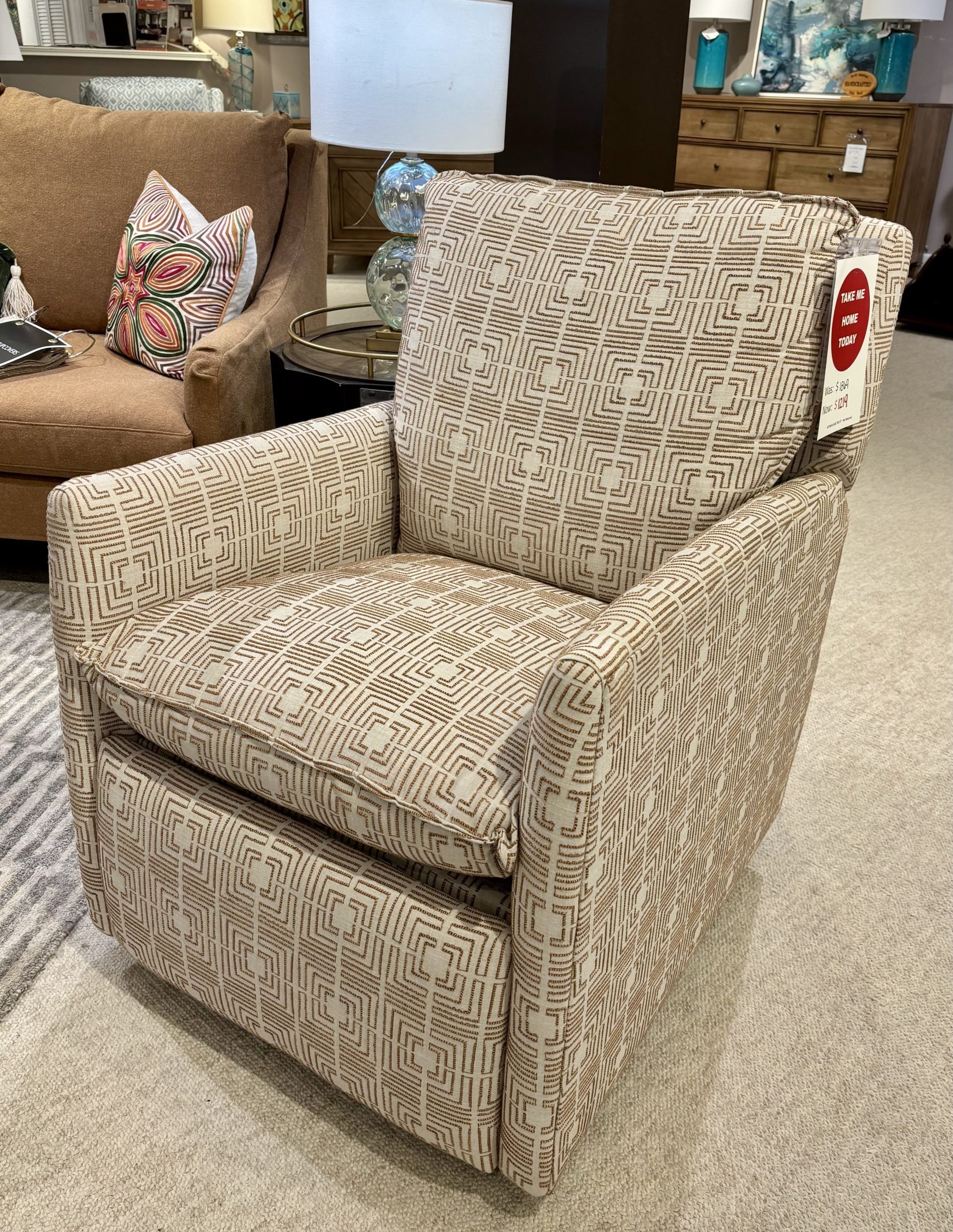 Fairfield 457G-MR Lulu Manual Swivel Recliner