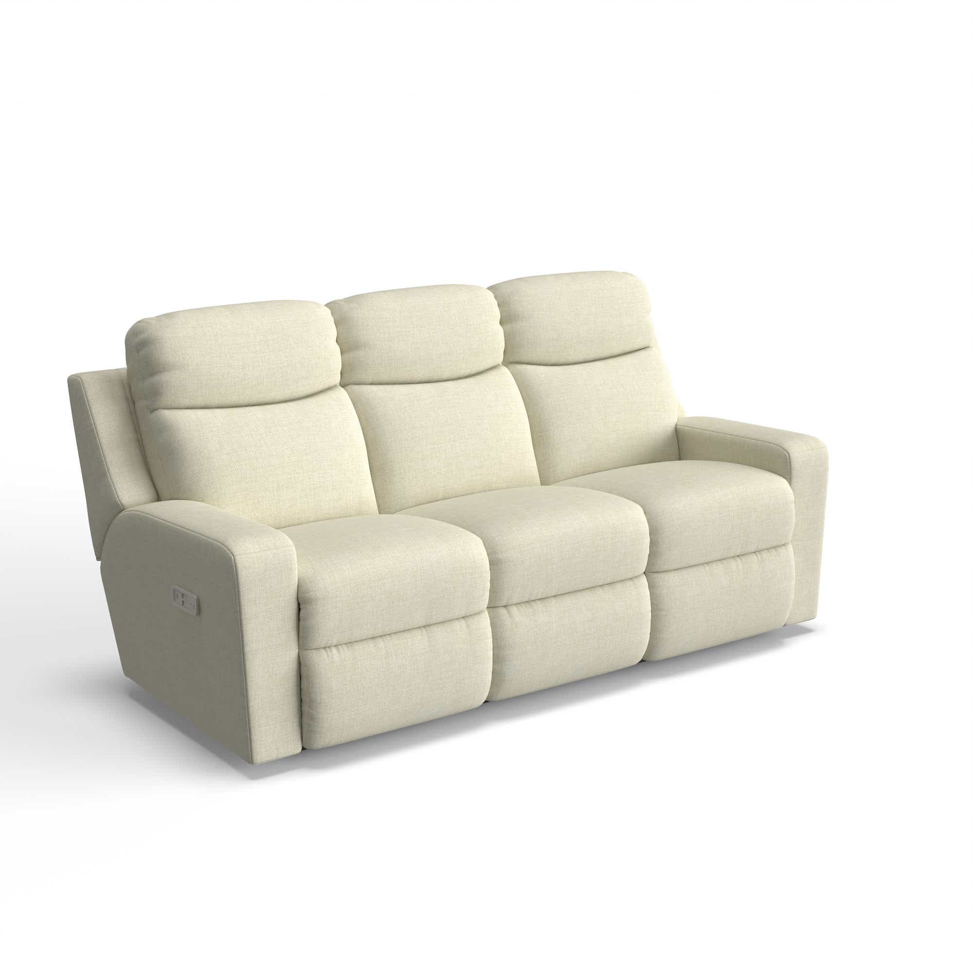 La-Z-Boy U44781 Emmons Power Reclining Sofa w/ Headrest and Lumbar