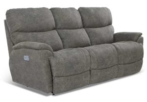 La-Z-Boy X44724 Trouper Power Reclining Sofa w/ Headrest & Lumbar