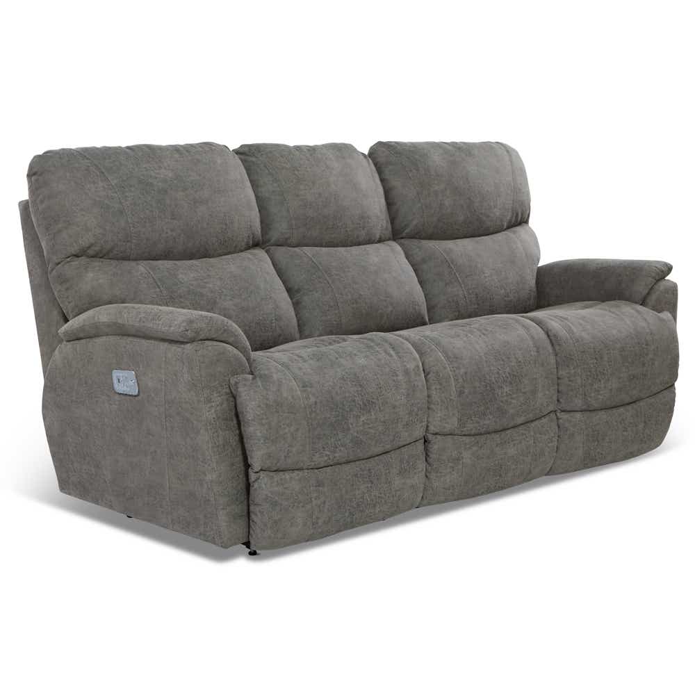 La-Z-Boy X44724 Trouper Power Reclining Sofa w/ Headrest & Lumbar