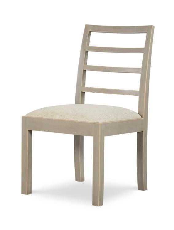 Century Furniture AE-CCU-3164S-F2 Dara Side Chair Modern French Grey & Taupe