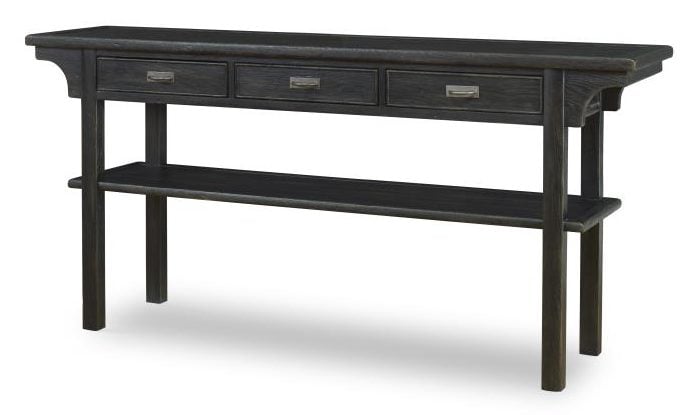 Century Furniture B2B-725 Tyson Console Black Rustic