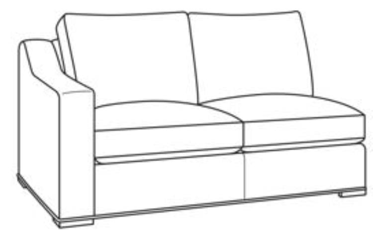 Century Furniture D13U-5201-62-F1 Armanti Outdoor LAF Love Seat