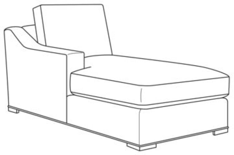 Century Furniture D13U-5201-81-F1 Armanti Outdoor LAF Chaise