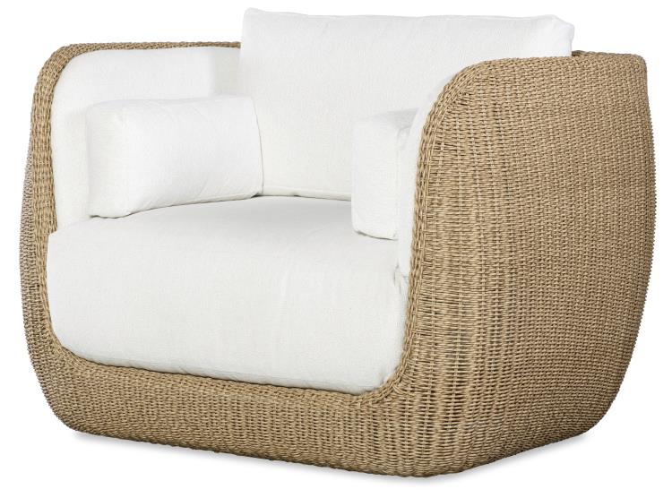 Century Furniture D8U-3031-F2 Soverato Outdoor Swivel Lounge Chair Natural