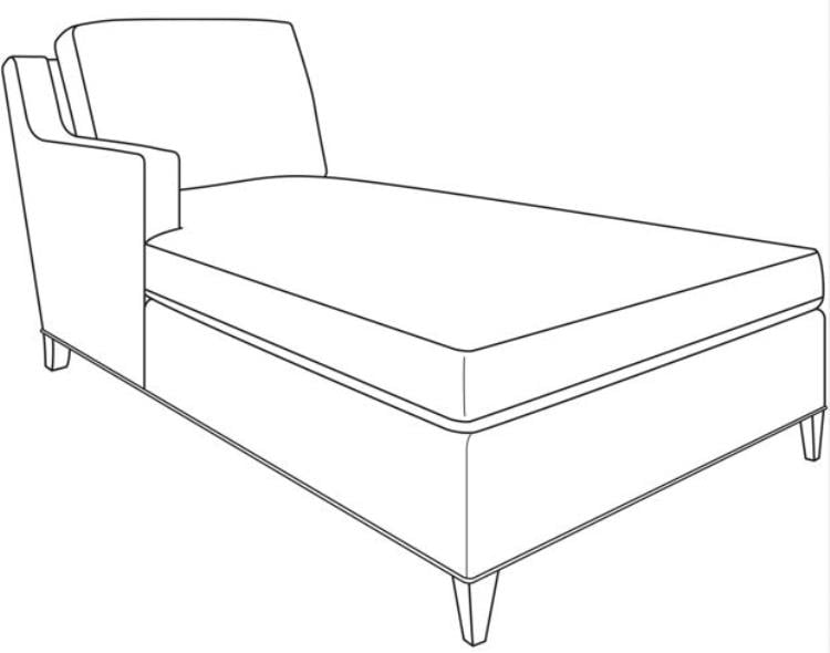 Century Furniture ES9-1339-81 Savannah LAF Chaise