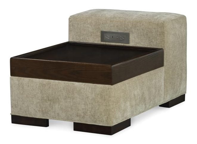 Century Furniture LTD7600-24OAKR Cornerstone RAF Table Ottoman