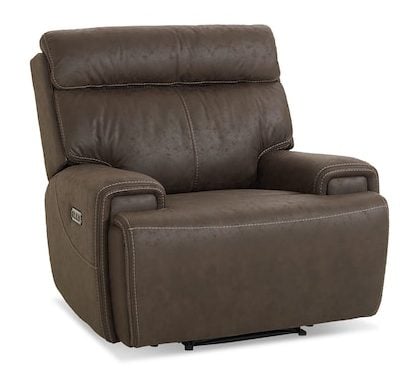 Bassett Club Level 3535-P0J Nathan Power Glider Wall Recliner - Nathan Java