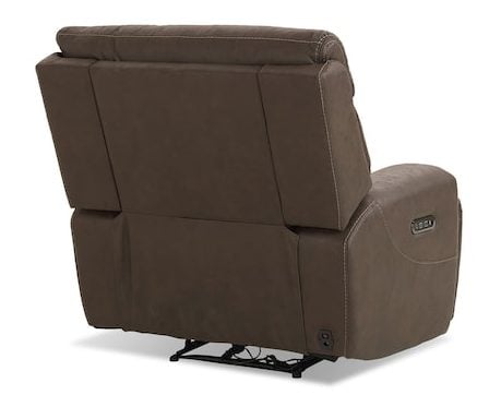 Bassett Club Level 3535-P0J Nathan Power Glider Wall Recliner - Nathan Java Bassett Club Level 3535-P0J Nathan Power Glider Wall Recliner - Nathan Java