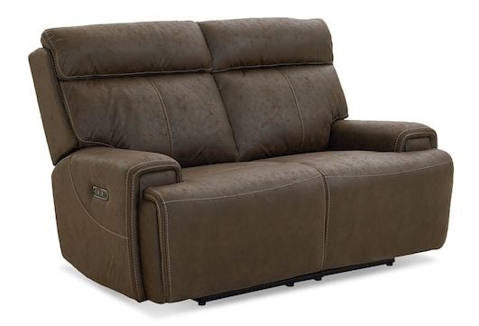 Bassett Club Level 3535-P42J Nathan Power Reclining Loveseat - Nathan Java